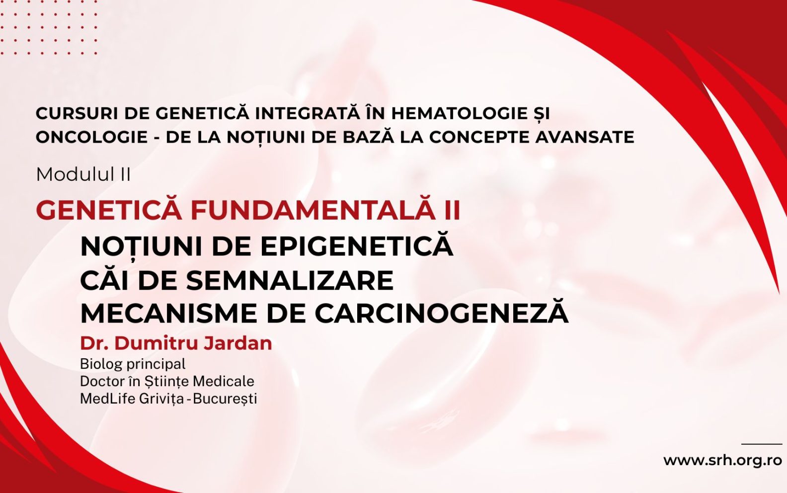Curs Genetică Fundamentală II