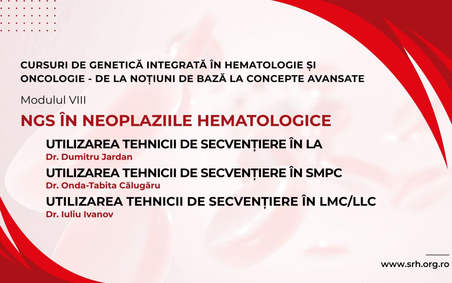 Curs NGS în neoplaziile hematologice